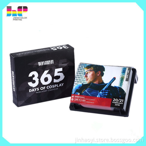 Wall calendar printing service deak calendar with notepad printing